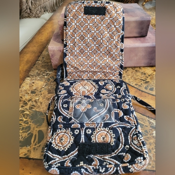 Vera Bradley Black and Gold Crossbody Bag - Picture 3 of 6